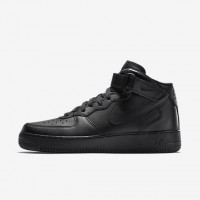 NIKE AIR FORCE 1 MID - BLACK